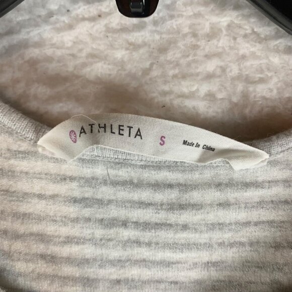 Athleta Womens Chills & Valley Sleeveless Striped Tank Sweater Dress Size S 9635 - Picture 4 of 13